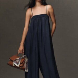 Maeve Waisteless wide-leg jumpsuit